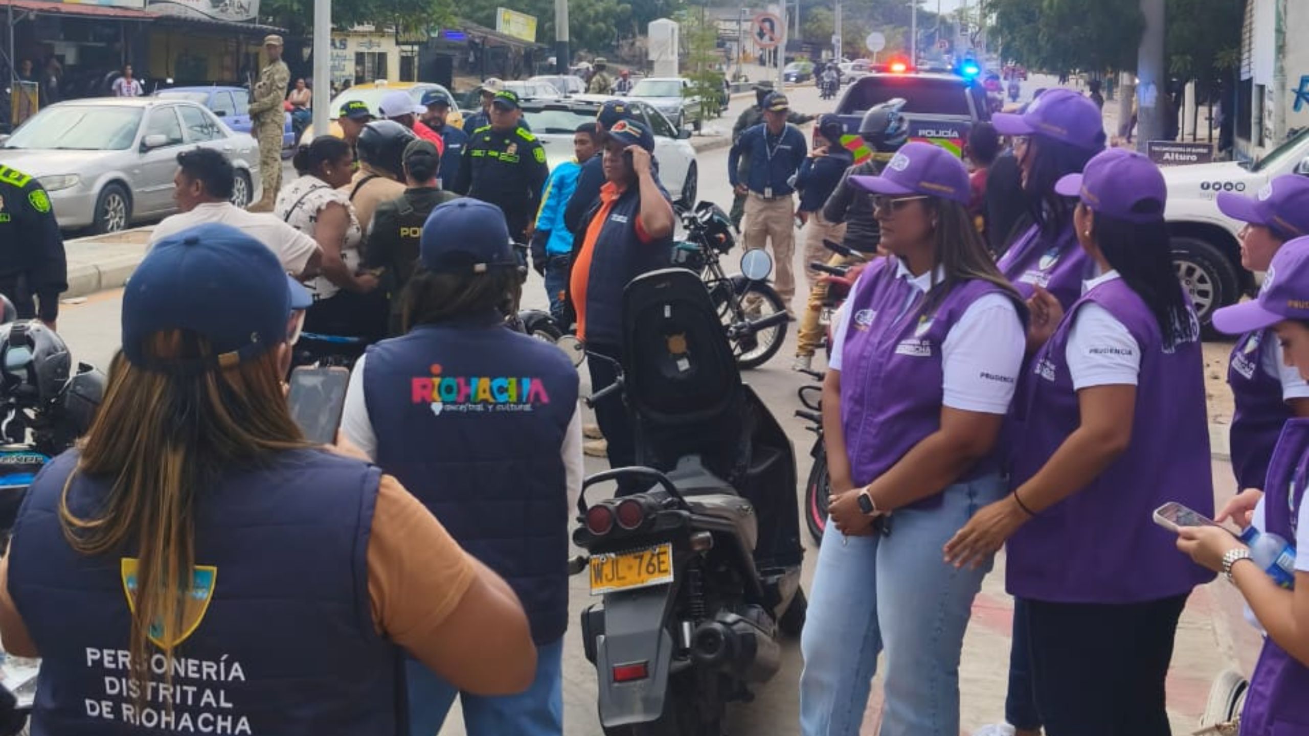 Circula versión sobre operativos de seguridad y control migratorio en Riohacha durante el fin de semana