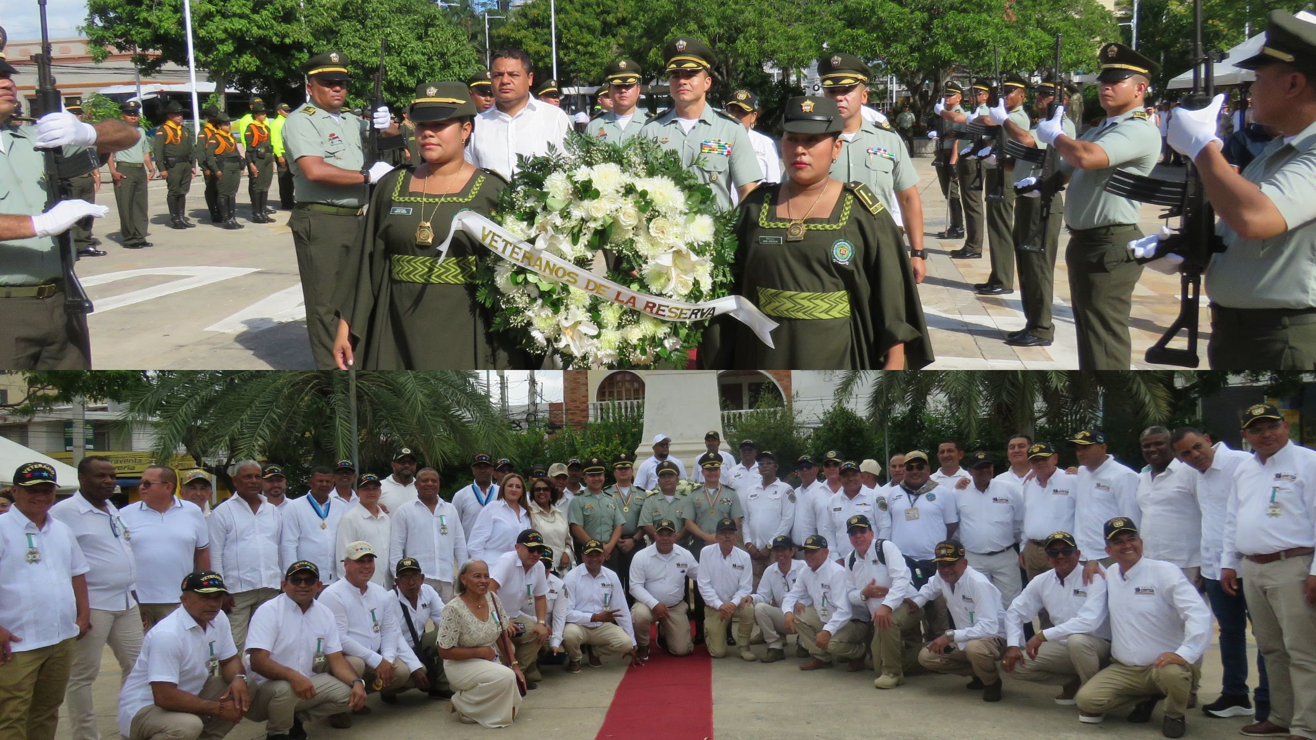 Reportan conmemoración del Día del Veterano de la Fuerza Pública en Riohacha