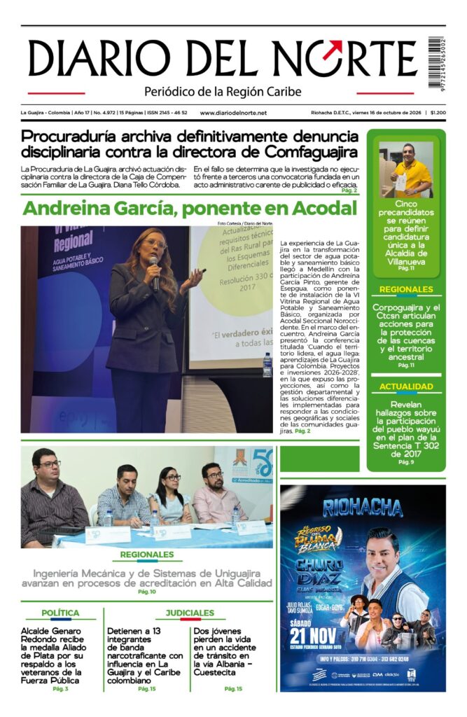 Esta es nuestra edición de hoy viernes 16 de octubre de 2026